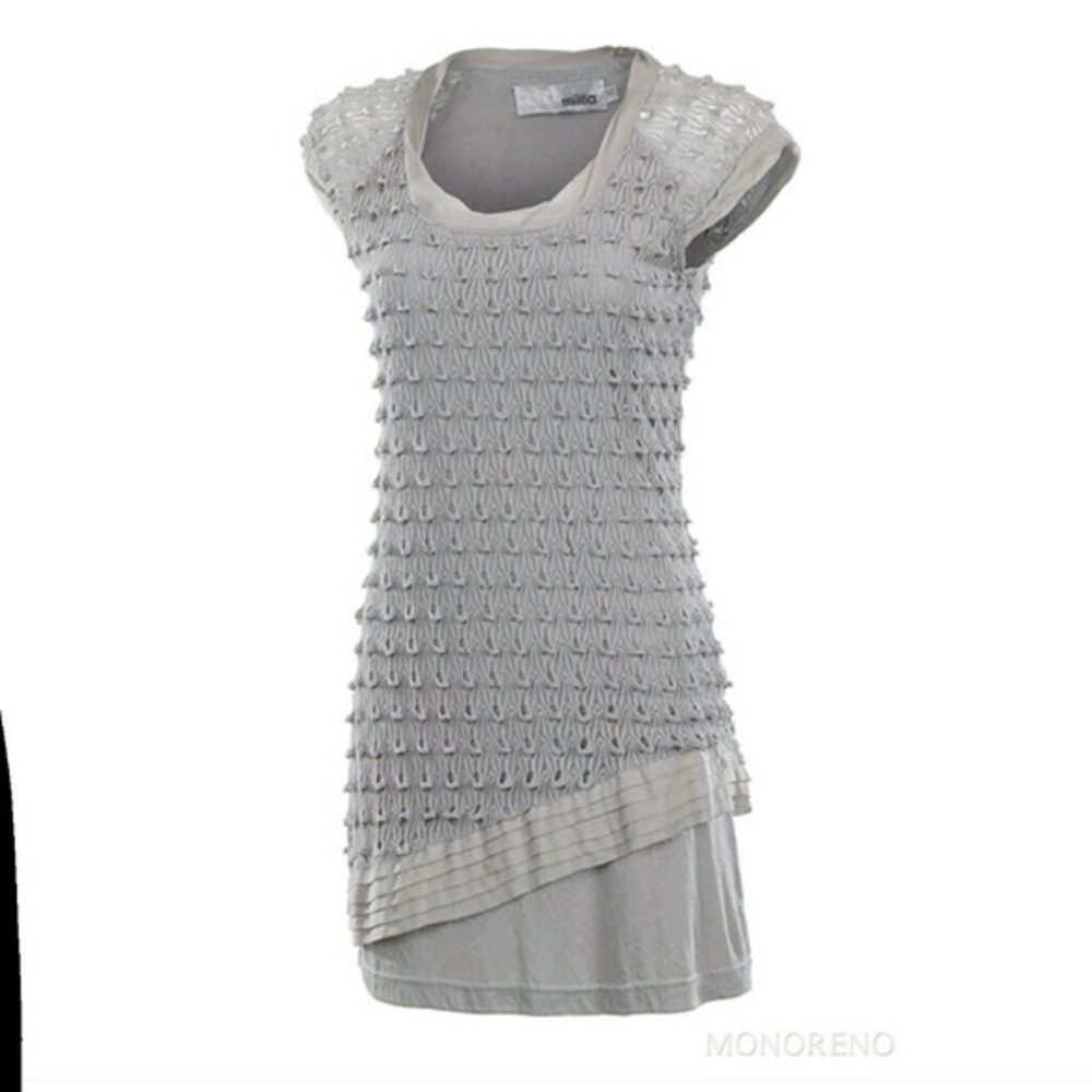 Miilla Double Layer Gray Dress